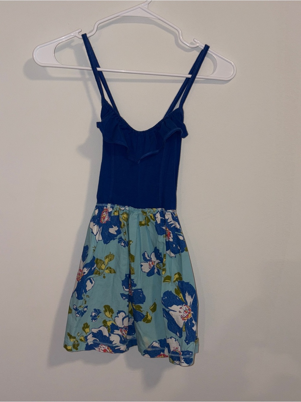 Girl’s Youth Blue Floral Abercrombie & Fitch Dress S